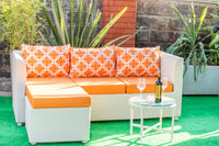 Amber Ottoman