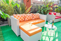 Amber Ottoman