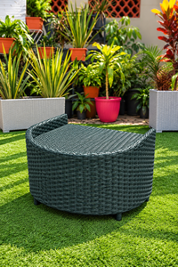 Blue Bell Ottoman