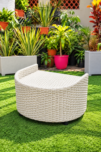 Blue Bell Ottoman